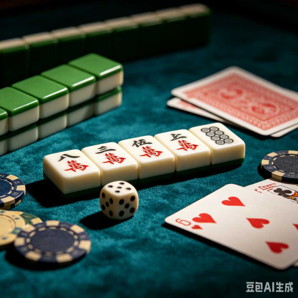 wood mahjong tiles