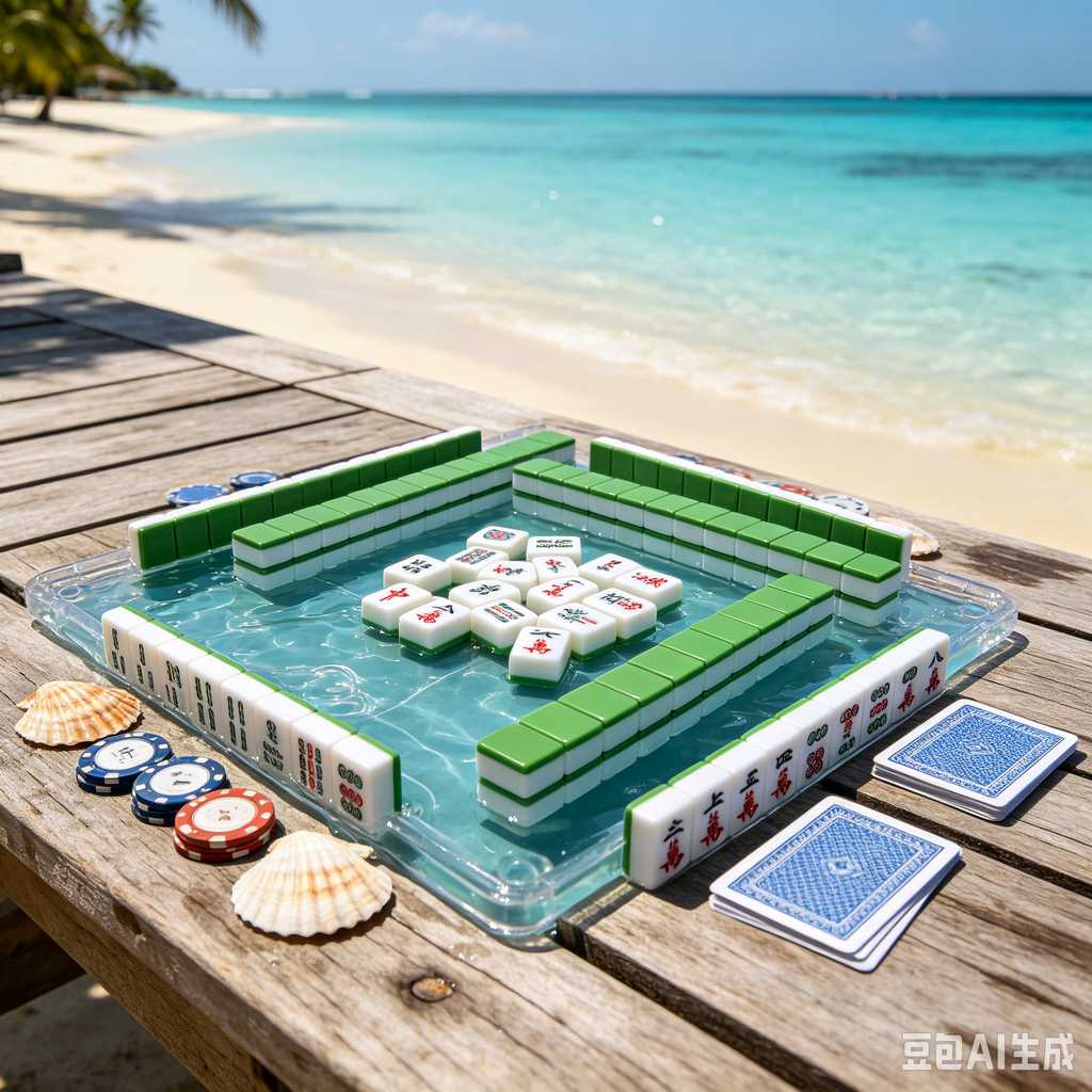 embossed mahjong set design